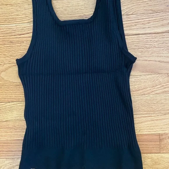 NWOT Shein two piece ribbed cropped sweater with tank, 0XL (12) - Picture 3 of 12